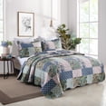 thumbnail image 3 of MarCielo Ensemble de Couvre-Lit Matelassé 3 Pcs Polyester Léger Format Grand Lit, 3 of 11