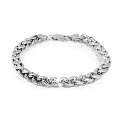 Bracelet tressé poli Stingray pour homme