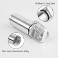 thumbnail image 3 of 2 Pack Small Pocket Pill Box Keychain, Portable Mini Aluminum Alloy Pill Organizer Container for Outdoor Camping Travel, 3 of 5