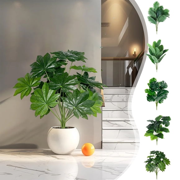 Sentmoon Faux Plants Indoor 30 Inch Simulation Plants Decorative Potted Plants Office Living Room Desktop Indoor Bonsais Ornaments Bionics Fake Flowers Greenerys Excluding Flower Pots