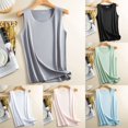 thumbnail image 2 of Lefu Women Ice Silk Traceless Sleeveless Tank Tops Singlet Quick Dry Sports Vests, 2 of 7