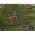thumbnail image 4 of oneOone Georgette Viscose Fabric Leaves|Floral & Paisley Block Decor Fabric Printed BTY 42 Inch Wide, 4 of 4