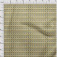 thumbnail image 4 of oneOone Tissu en Coton Jaune Cambrique Tissu Géométrique pour Robe Tissu Imprimé au Mètre 56 Pouces de Large, 4 of 5