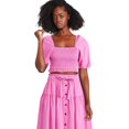 thumbnail image 1 of George Women's Smocked Bodice Top, 1 of 6