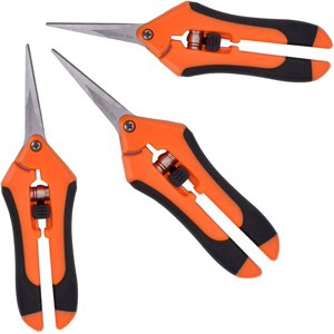 3 Packs Of Garden Clippers, Ratchet Pruning Shears With Ultra Sharp Stainless Steel Blades, Ergonomically Designed For Reduced Hand Strain, Anti-Corrosion Coating And