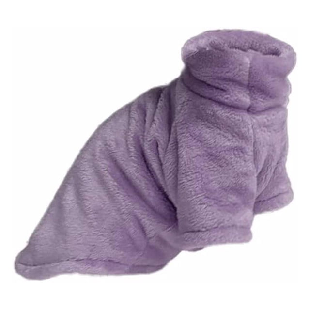 Youkk Fine Workmanship Meets Style In Hairless Cat Hoodie Easy To Clean Woolen Winter Coat For Kitten Purple XS