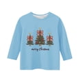 thumbnail image 4 of YUNAFFT T-Shirt à Manches Courtes pour Garçons et Filles 3-12 Ans avec Imprimé Graphique de Noël, Col Rond Décontracté, Haut Extensible Type Coton, Confortable pour le Quotidien, 4 of 4