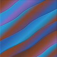 thumbnail image 1 of Ahgly Company Tapis d'Intérieur Lavable en Machine Carré Transitionnel Bleu Canard, 5 Pieds Carré, 1 of 7