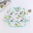 thumbnail image 2 of 5pcs Waterproof Sleeve Bib Washable Bib With Sleeves Bib With Drip Tray Sleeve Bibs With Moisture Protection, 2 of 3