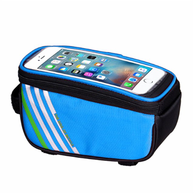 Bike Phone Mount Bag High Sensitive Touch Screen for Top Tube of All Bicycle