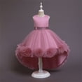 thumbnail image 2 of LUOGENLI Dress Kids Toddler Baby Girls Spring Summer Print Ruffle Sleeveless Party Princess Dress Dress for Girls Work Spring Watermelon Red 9-10 Years, 2 of 4