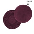 thumbnail image 2 of QualitChoice 2X Housse de Tabouret Fournitures de Bar Housses de Chaise Anti-Poussière Installation Facile Accessoires de Fête Multicolore Extensible Rouge Vin TG 1 Pce, 2 of 6