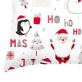 thumbnail image 3 of Couverture Décorative d'Impression Recto-Verso Couverture de Coussin de Noël Taie d'Oreiller de Lit, 3 of 6