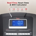 thumbnail image 2 of Sunny Health & Fitness Premium Smart Treadmill with Auto Incline, Dedicated Speed Buttons, Double Deck Technology, Digital Performance Display, BMI Calculator and Pulse Sensors - SF-T7515SMART, 2 of 7