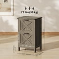 thumbnail image 3 of HOMCOM File Cabinet with 2 Drawers Filing Cabinet for A4 Letter, Grey Wash, 3 of 10
