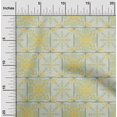 thumbnail image 2 of oneOone Velvet Yellow Fabric Asian Tile Traditional Sewing Craft Projects Fabric Prints By Yard 58 Inch Wide, 2 of 4