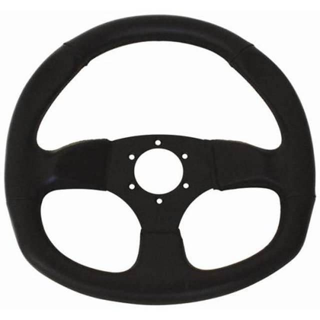 Dragonfire D Shaped Steering Wheel (6-Bolt), Vinyl