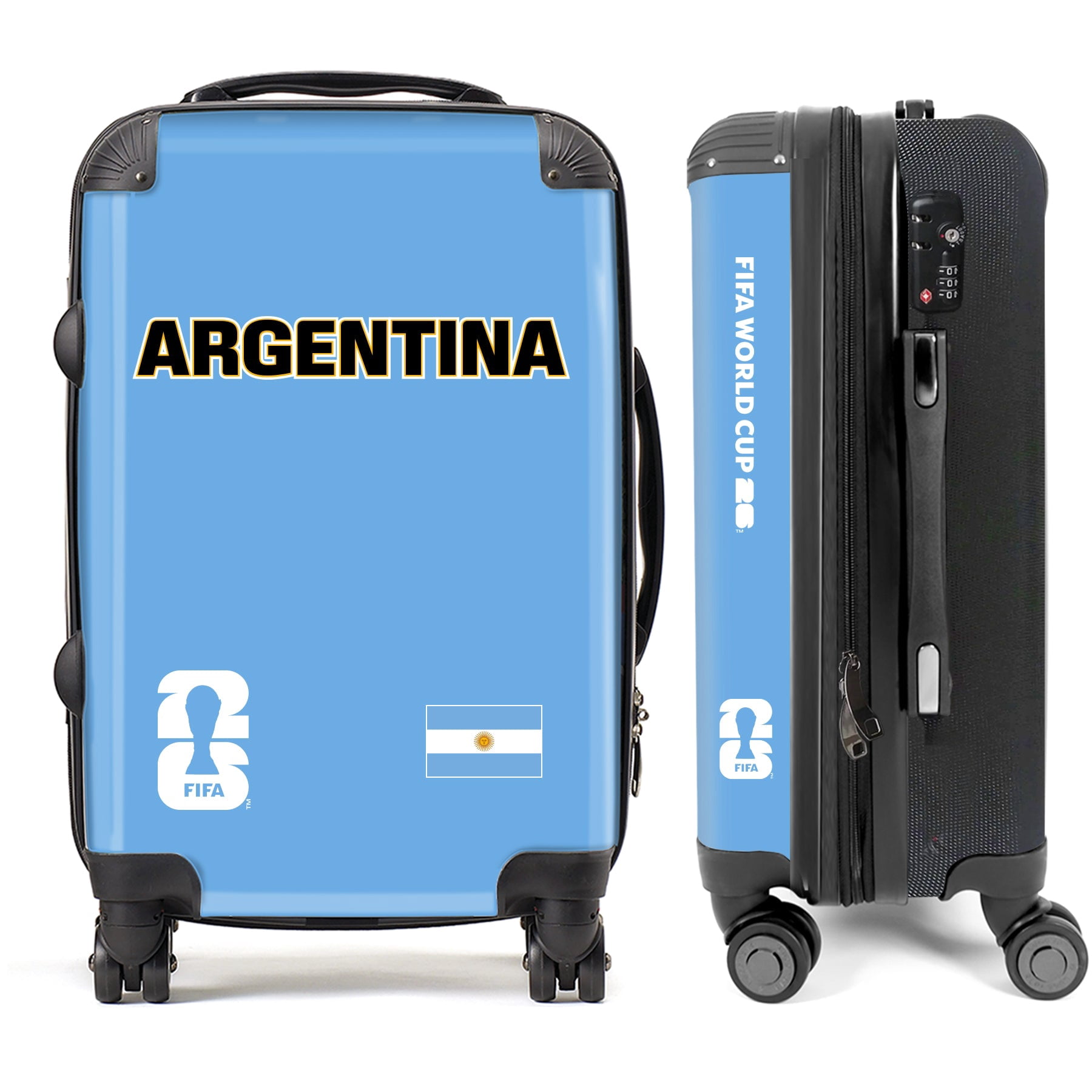 Argentina2 FIFA World Cup 2026™ Carry On 20” Spinner Suitcase with TSA Lock