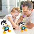 thumbnail image 1 of Big Save,HWRETIE Electric Rocking Little Penguin Doll,Colorful Lighting Music Cute Dancing Children's Toy Children, 1 of 9
