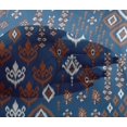 thumbnail image 4 of oneOone Viscose Chiffon Fabric Block & Geometric Ikat Decor Fabric Printed BTY 42 Inch Wide, 4 of 4