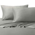 thumbnail image 1 of Silky-Soft Viscose from Bamboo-Cotton Hybrid, Queen 4PC Bed Sheets Set, Grey, 1 of 4