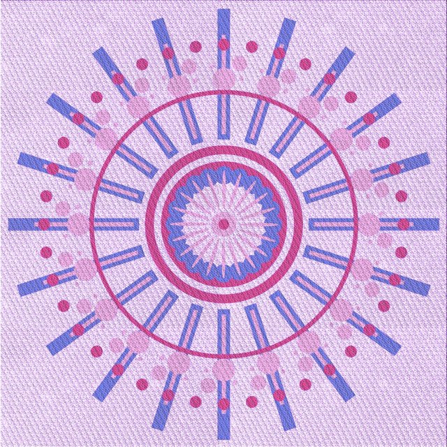 Ahgly Company Tapis d'Intérieur Lavable en Machine Carré Violet Transitionnel, 6 Pieds Carré