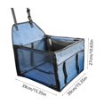 thumbnail image 3 of EGNMCR Waterproof Dog Car Seat Cover For Back Seat Pet Car Seatswith Mesh Window Seat Anchors Auto Couch Protector For Dogs Cats Pet Travel Accessories Polyester pets seat, 3 of 6