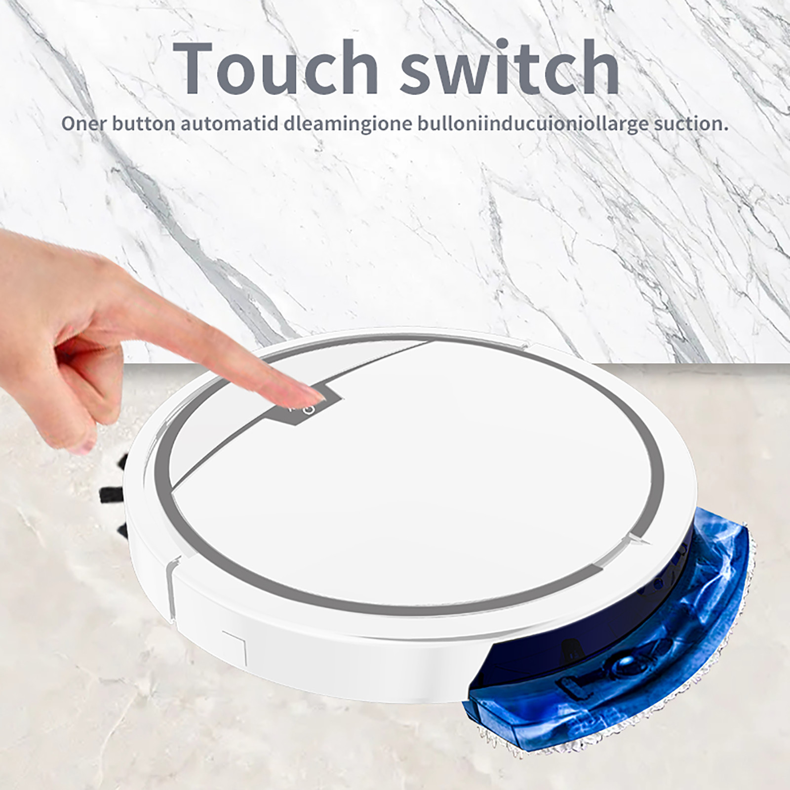 Aidoshy Robotic Vacuum Intelligent Cleaning Robot Sweeping Robot Automatic Robot Vacuum Cleaner Wet And Dry Mopping Cleaner,Clearance