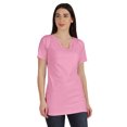 thumbnail image 1 of Inkmeso Haut à Encolure Fendue Long pour Femmes T-Shirt Basique en Coton avec Poche Patch Legging Haut, 1 of 7