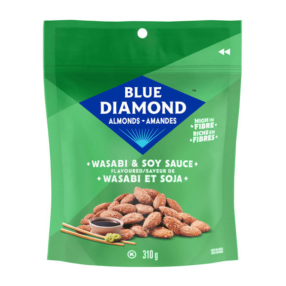 Blue Diamond Wasabi & Soy Sauce Almonds 310g