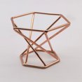 thumbnail image 3 of Makeup Sponge Holder Rhombus Shape Electroplating Process Hollow Design Carbon Steel Beauty Puff Sponge Drying Stand Dresser Vanity Accessories, 3 of 8