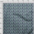 thumbnail image 3 of oneOone Polyester Spandex Dark Blue Fabric Floral Sewing Craft Projects Fabric Prints By Yard 56 Inch Wide, 3 of 4