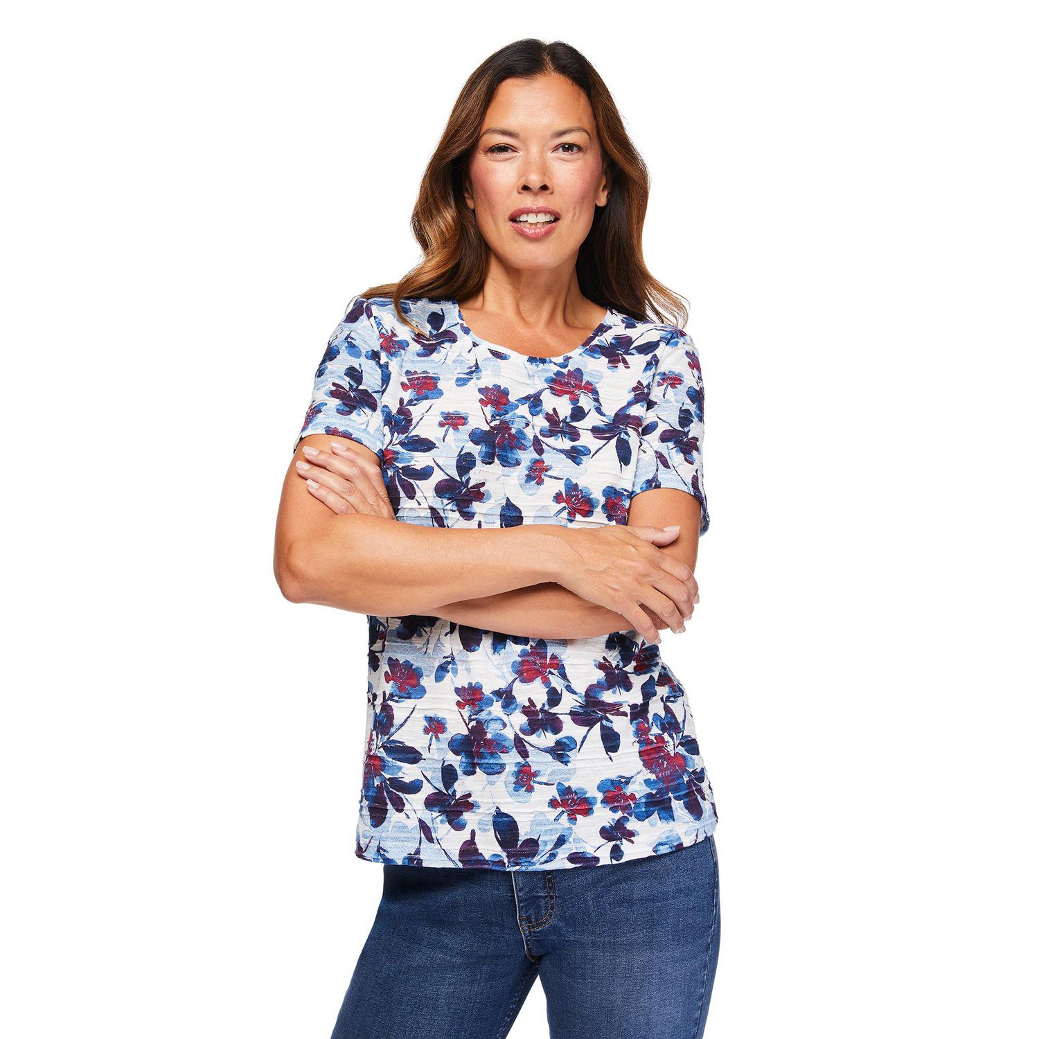 Iyla Women's Printed Jacquard Tee