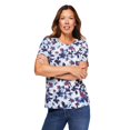 thumbnail image 1 of Iyla Women's Printed Jacquard Tee, 1 of 6