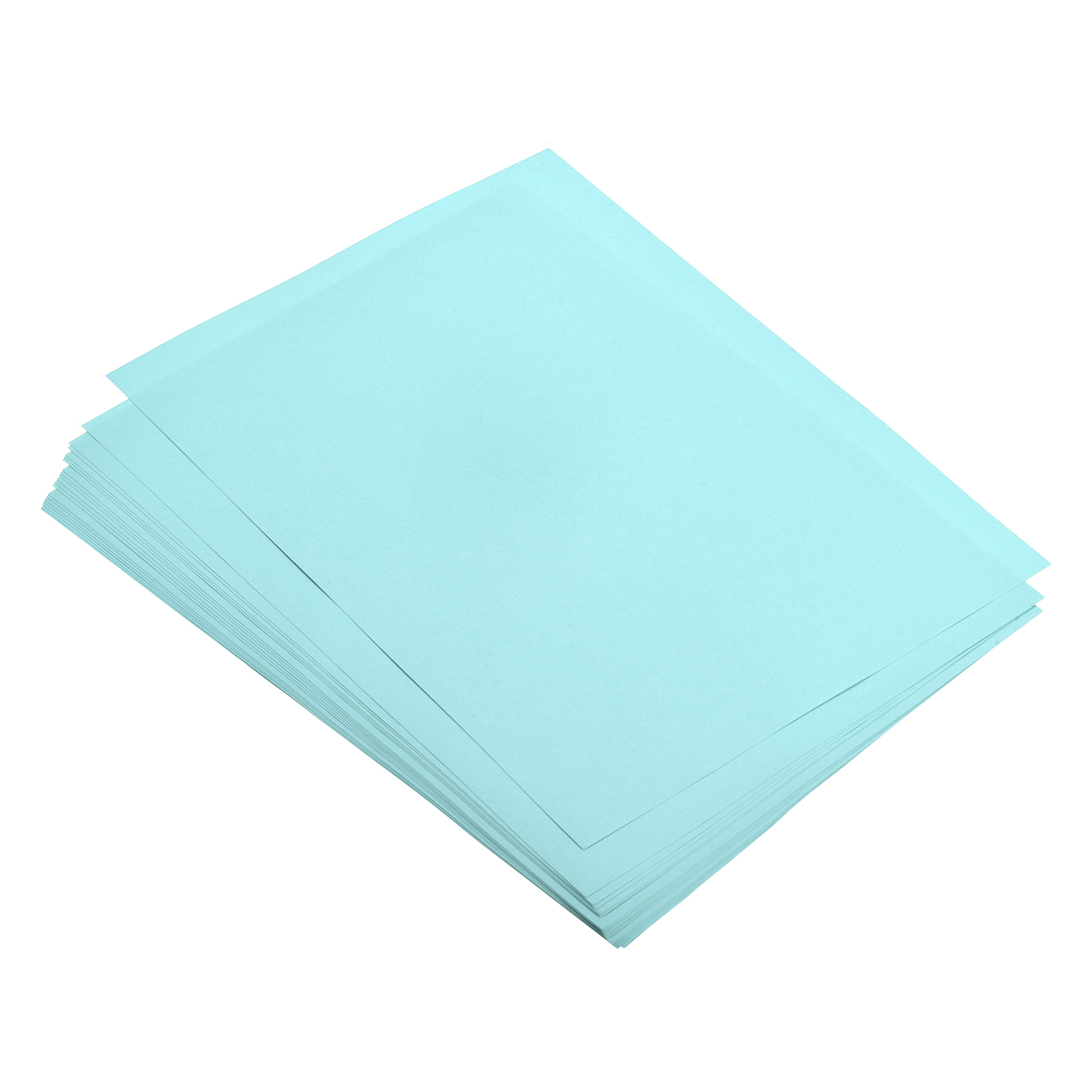 Uxcell 50 Sheets Colored Copy Paper for Office Printing Invitation Forms Art Projects Light Blue 8.27 x 5.83 inch