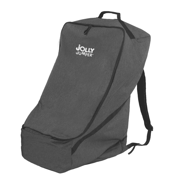 Jolly Jumper Car Seat Travel Bag | Padded, Water-Resistant Cover with Adjustable Backpack Straps & Wide Dual-Zipper Opening | Fits Most Infant & Booster Seats
