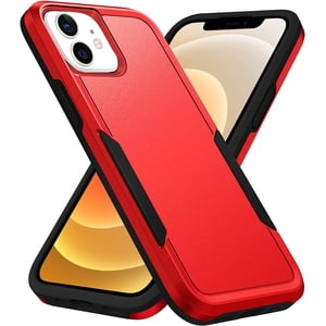 Entronix iPhone 11 Housse de téléphone robuste antichoc, rouge