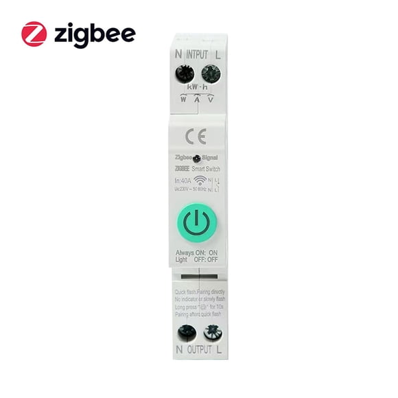Amdohai Zigbee Intelligent Circuit Breaker Wireless Mobilephone APP Remotely Control Home Automation Equipment with Voice Control Function