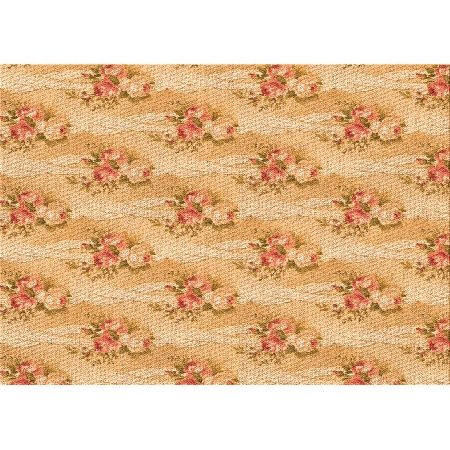 Ahgly Company Machine Washable Indoor Rectangle Transitional Pumpkin Orange Area Rugs, 5' x 8'