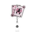 thumbnail image 1 of Funny And Cute Badge Reel With Clip Closure For Doctors Teachers Students Workers Etc Cartoon Pattern Badge Workplace Induction Graduation, 1 of 3