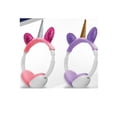 thumbnail image 3 of Art+Sound Plush Unicorn Wired Headphone, 3 of 3