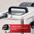 thumbnail image 4 of T-fal EZ Clean Stainless Steel Deep Fryer, Oil Filtration System, 5 Point Security System, XL Capacity, 3.5 L/ 3.6 Qt., 4 of 14