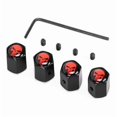 thumbnail image 2 of Car Skull Logo Anit-theft Metal Wheel Tire Valve Cap Tyre Dust Caps For Different Skull Style 40pcs = 10 Sets, 2 of 5