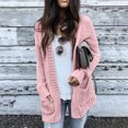 thumbnail image 2 of Timegard Cardigan for Women Long Sleeve Knitted Jackets Coat Open Front Outwear Fall Winter Solid Color, 2 of 6