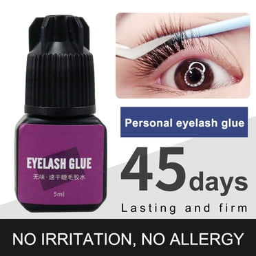Colle d'Extension de Cils 5 ml Imperméable Longue Tenue Séchage Rapide Adhésif Faux Cils Colle Greffage Cils Sans Irritation Maquillage