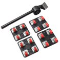 thumbnail image 2 of Furniture Mover Tool Set with Moving Lifter Wheel Roller Bar 4 Sliders Pulleys, 2 of 12