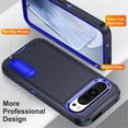 thumbnail image 4 of for Google Pixel 9 Pro Case, Google Pixel 9 Pro Phone Case with Built in Kickstand, Shockproof/Dustproof/Drop Proof Heavy Duty Military-Grade Rugged Protective Cover for Google Pixel 9 Pro,Blue, 4 of 9