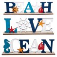 thumbnail image 1 of 3Pcs Wooden Alphabet Decors Household Letter Decors Wooden Craft Decors, 1 of 9