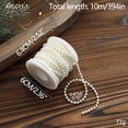 thumbnail image 1 of Pearl String Chains for Christmas Tree Decoration, DIY Beaded Garland for Wedding Scene Backdrops, Reusable Decorative Pendants for Crafting and Party Supplies, 1 of 3