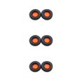 thumbnail image 1 of QualitChoice Coussinets d'Oreille Coussins Écouteurs de Jeu Coussinets Ronds en Cuir Manchon en Maille Coussinets de Rechange pour Skullcandy Hehs2.0 Orange Ensemble de 3, 1 of 6